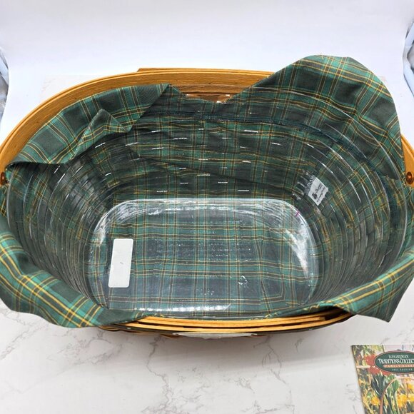 Longaberger 1995 Tradition Collection Large Family Basket Fabric Liner Protector - Picture 4 of 8